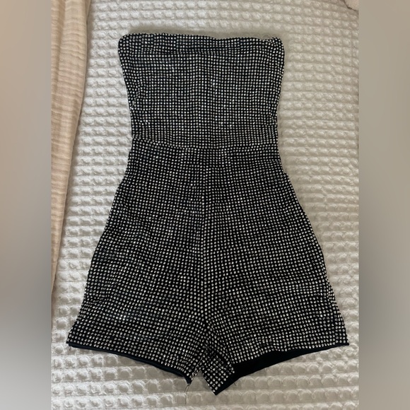 Windsor Popstar Diva Rhinestone Romper - Picture 2 of 3